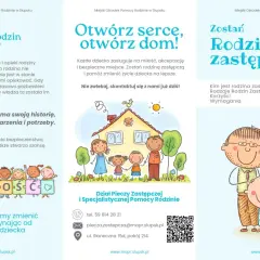 Otwórz serce i dom dla dziecka potrzebującego. Zostań rodziną zastępczą i daj szansę na lepsze życie.