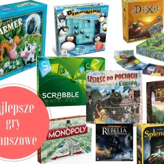 Super Farmer, Dixit, Scrabble, Monopoly, Rebelia i Splendor – to najlepsze gry planszowe dla dzieci i całej rodziny.