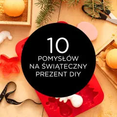 Pomysły na świąteczny prezent DIY: kule do kąpieli, foremki i ozdoby, które można dostać pod choinkę.