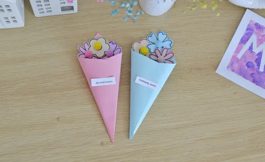 Prezent z papieru DIY - Zrób to sam i zachwyć mamę!