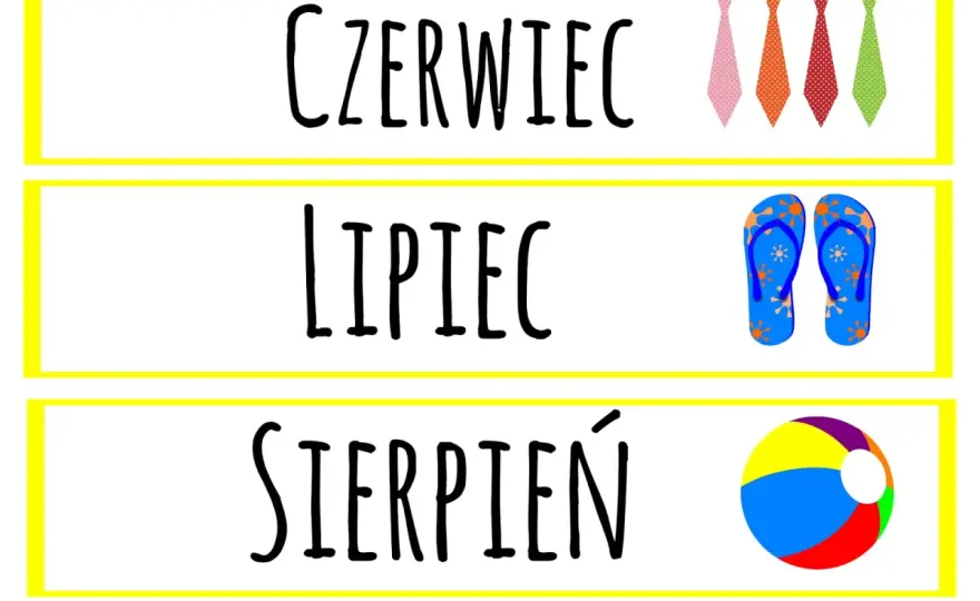 Miesiące po polsku - Jak uczyć dziecko bez wkuwania?